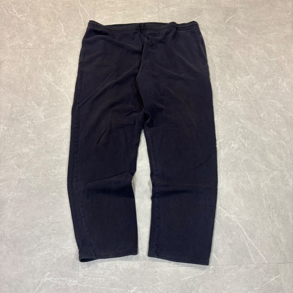 Vintage LL Bean Sweatpants Womens XL Navy Blue Cotton Made in USA G986